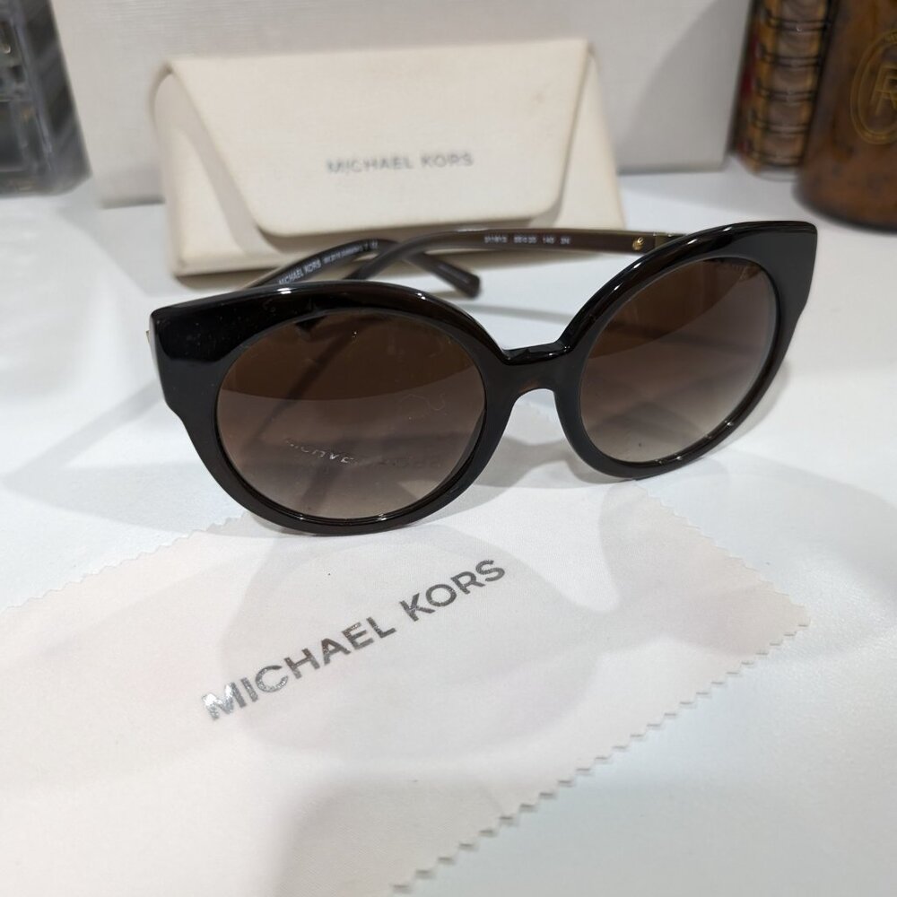 Michael Kors Round Gradient Sunglasses OS